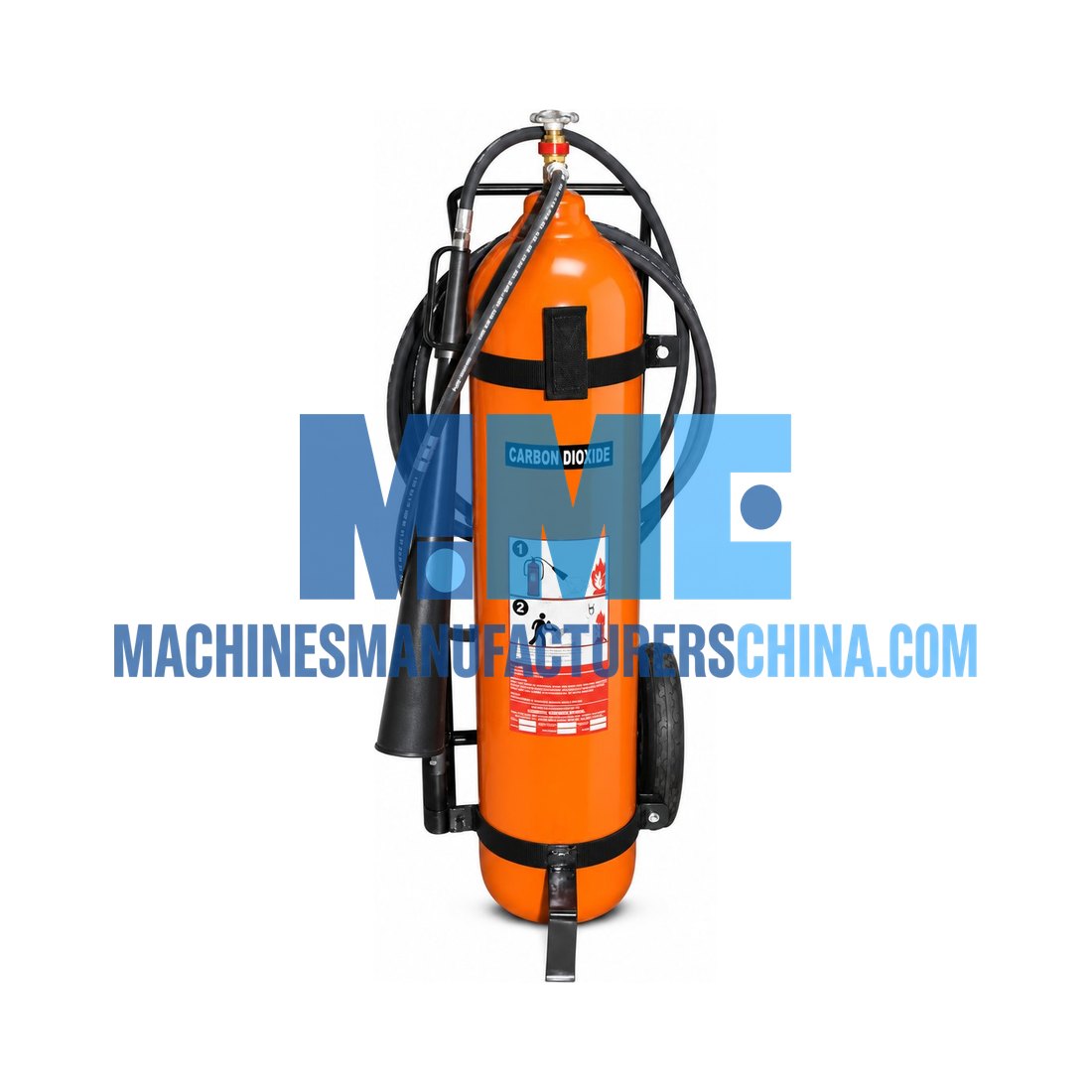 22.5 Kg Trolley Mounted CO2 Fire Extinguisher — Fire Fighting Equipment