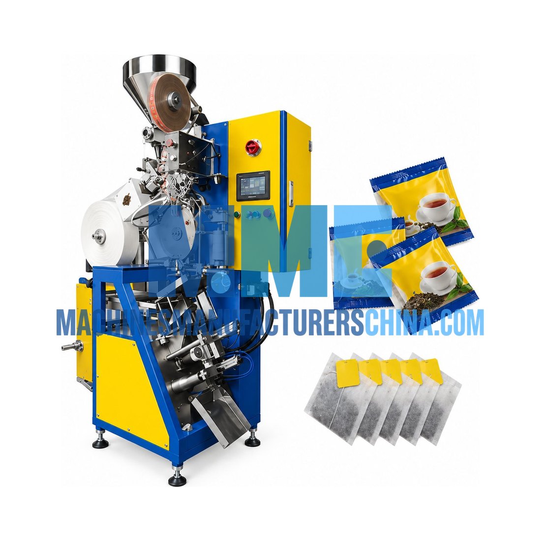 3~5 Tea Bags in an Envelope Single Chamber Tea Bag Machine — Food Processing Plants