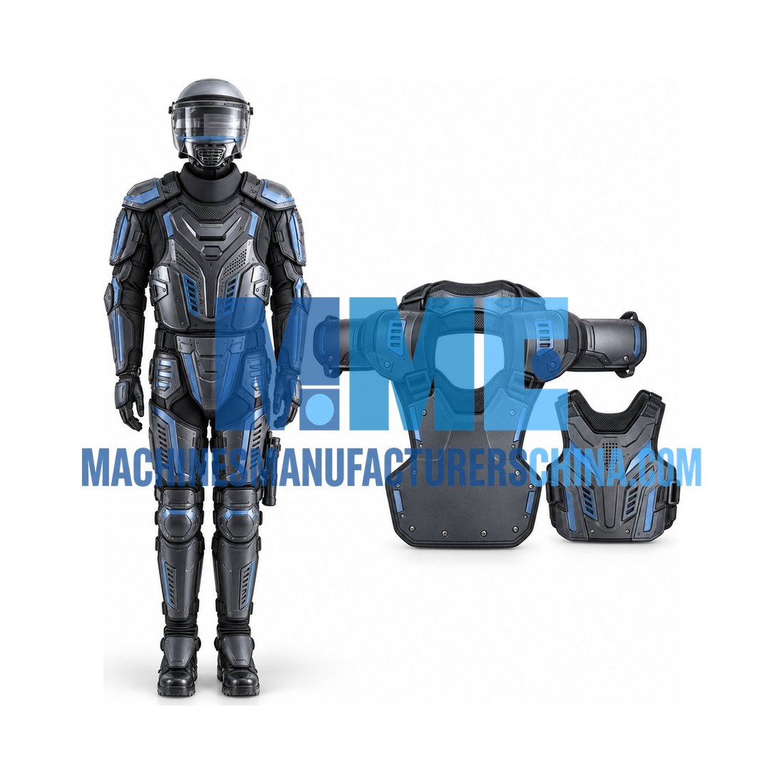 Army Police Riot Gear Anti Riot Armour With Stab Resistant Shock Resistant — Army Equipment