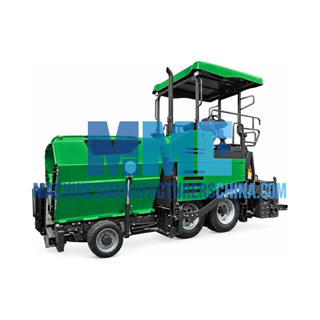 Construction 1.8-4.5m Paving Width Hydraulic Driven Wheeled Asphalt Paver — Construction Machinery