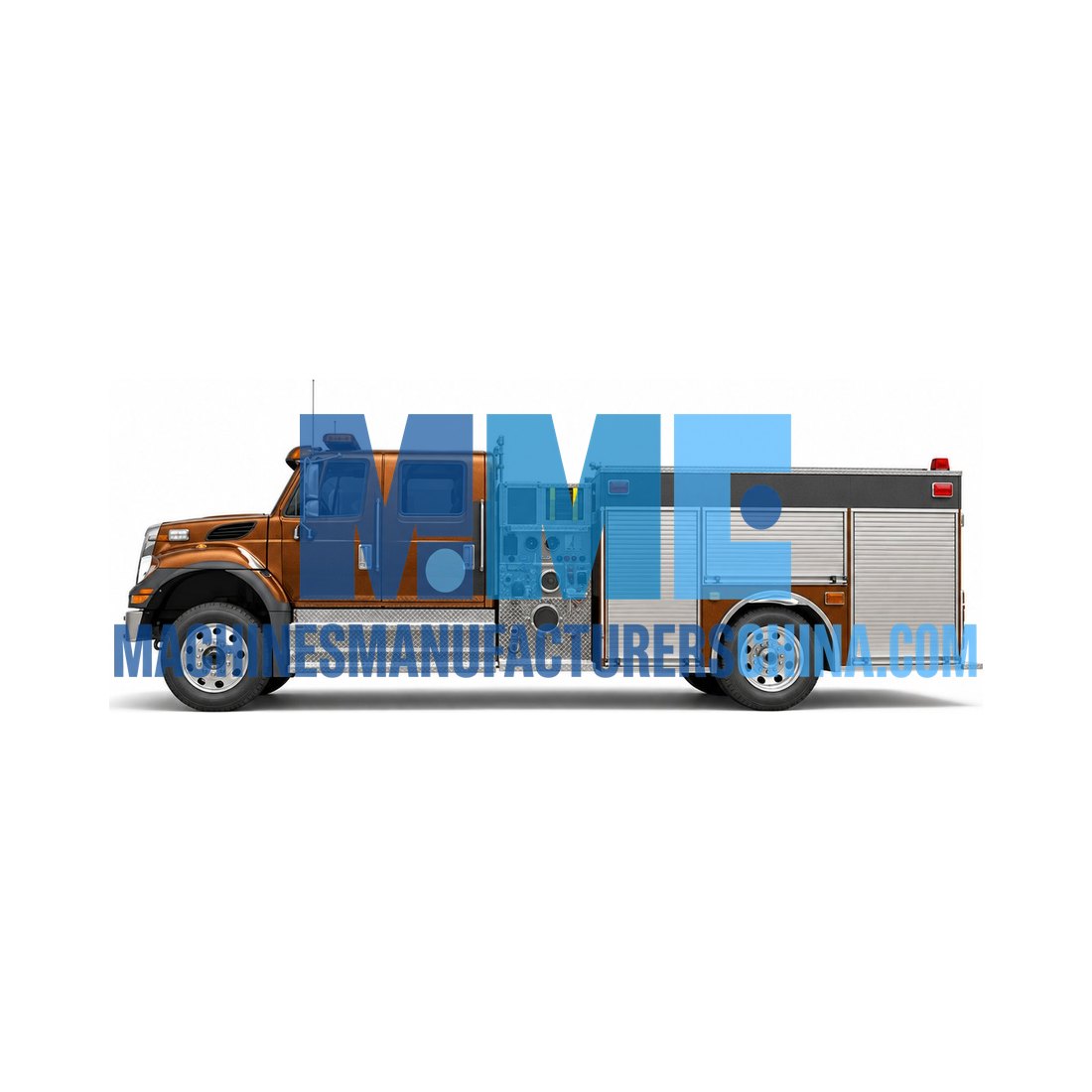Construction Fire Truck Rescue — Construction Machinery