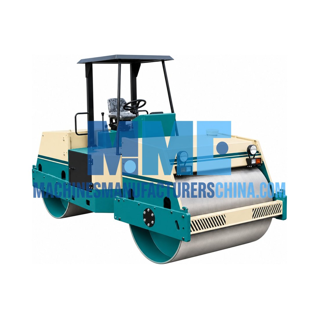 Construction Tandem Drum Full Hydraulic Driven 12 Ton Vibratory Road Roller — Construction Machinery