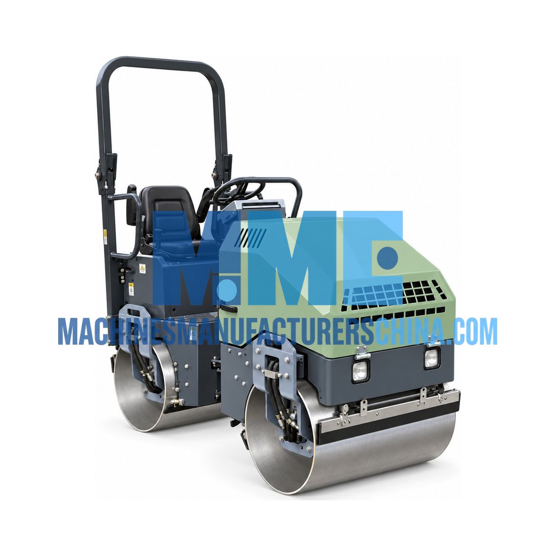 Construction Tandem Drum Full Hydraulic Driven 3 Ton Vibratory Road Roller — Construction Machinery