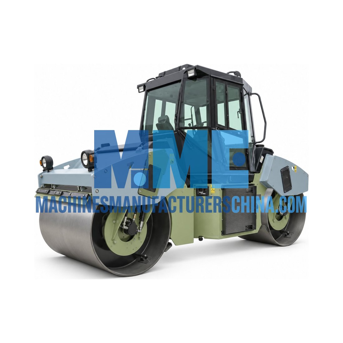 Construction Tandem Drum Full Hydraulic Driven 8, 10, 12,14 Ton Vibratory Road Roller — Construction Machinery