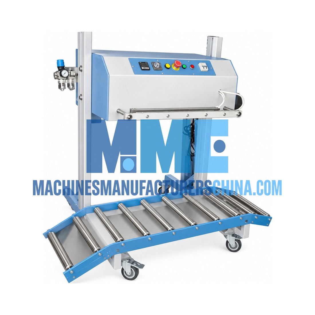 Food 50 Kg Laminate Bag Pneumatic Impulse Sealing Machine — Food Processing Machines