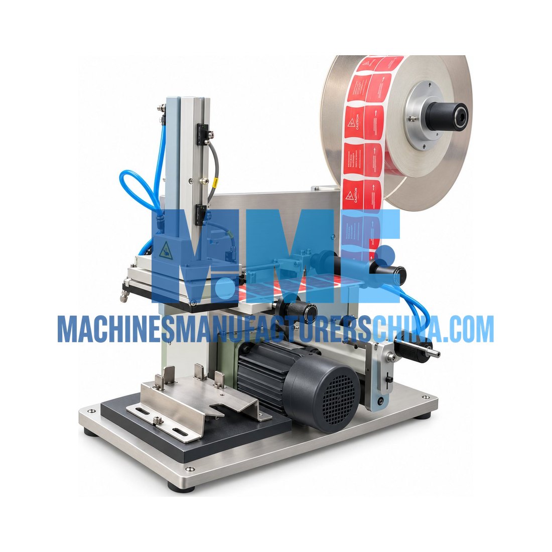 Food Automatic Plane and Plate Top Sticker Labeling Machine — Food Processing Machines