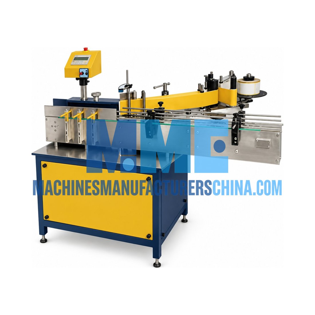 Food Automatic Round and Flat Bottle Sticker Labeling Machine — Food Processing Machines