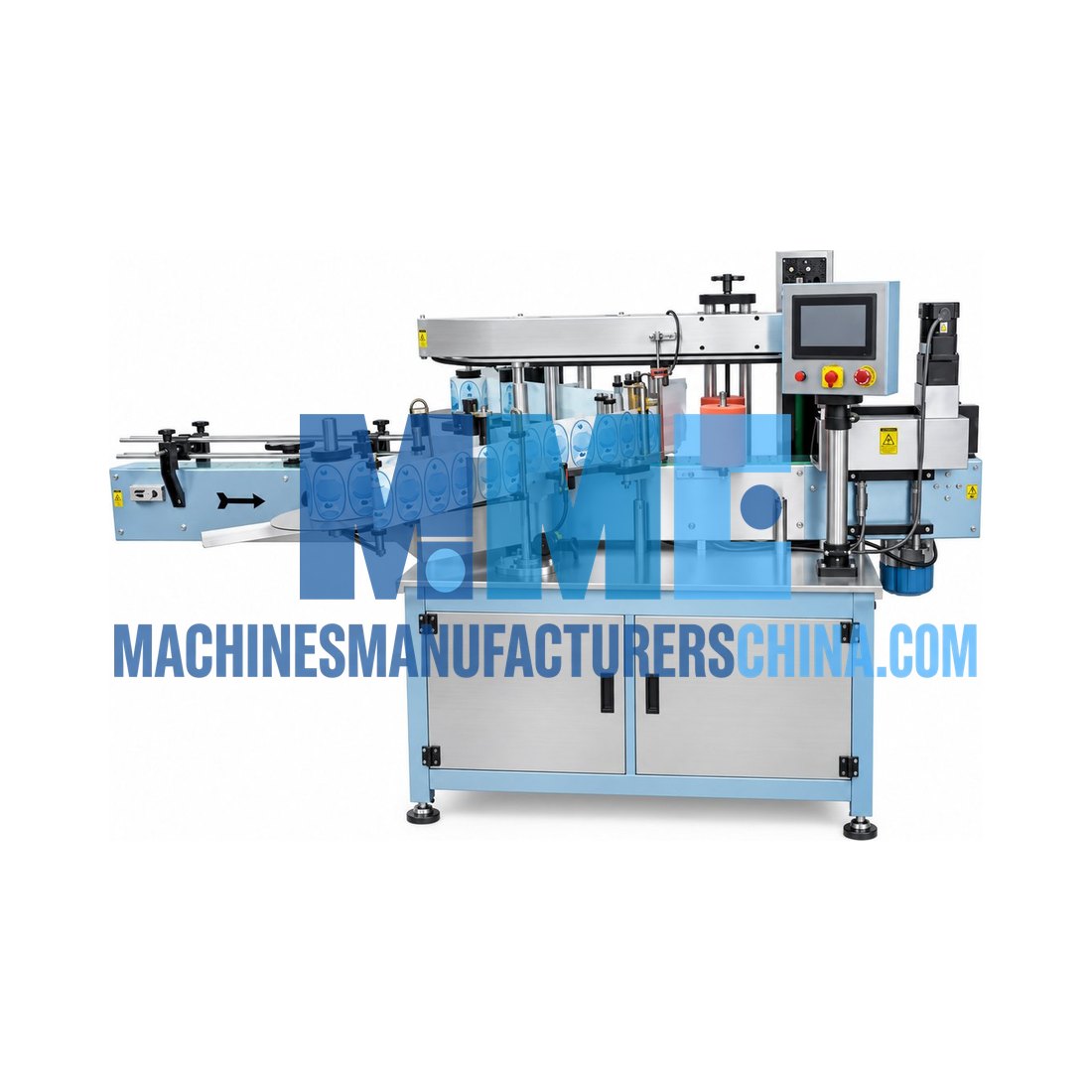 Food Double Sided Hand Sanitizer Bottle Labeling Machine — Food Processing Machines
