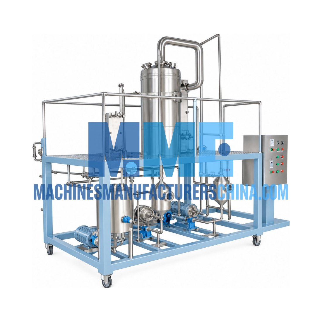 Food Forced External Circulation Vacuum Evaporator — Food Processing Machines