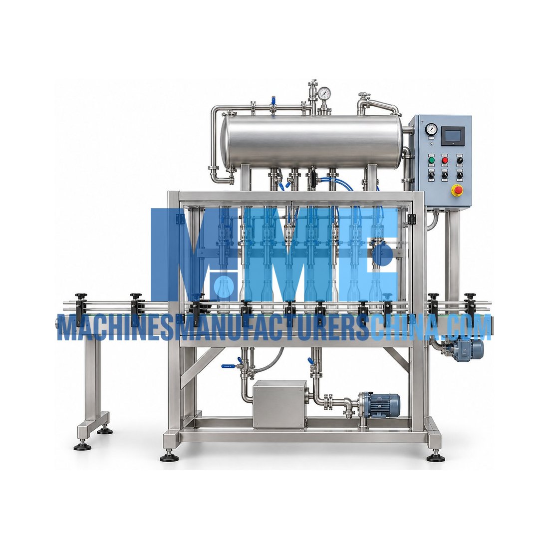 Food Glass Bottle Filling Machine (PLC) — Food Processing Machines