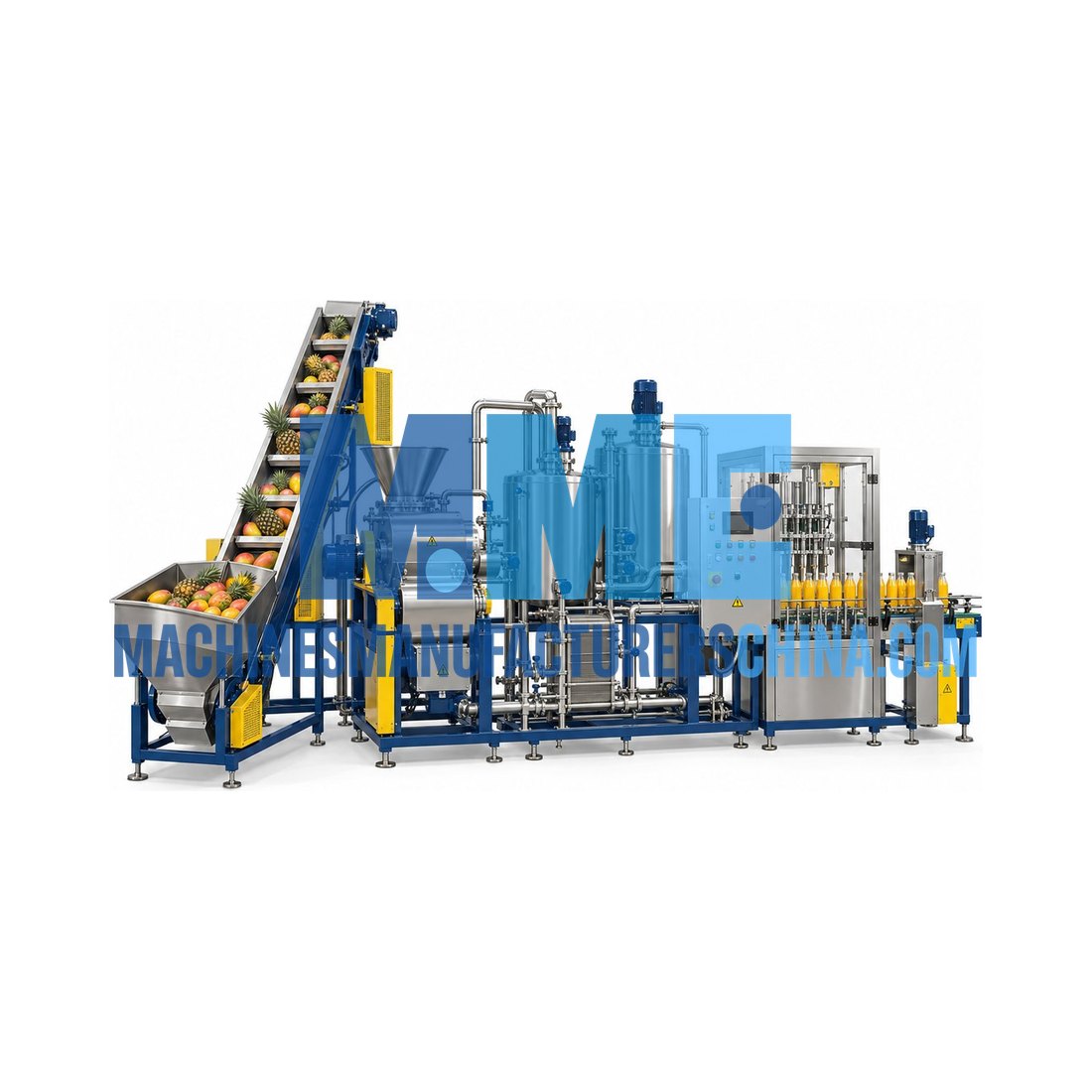 Food Mango Pineapple Juice Processing Plant — Food Processing Machines