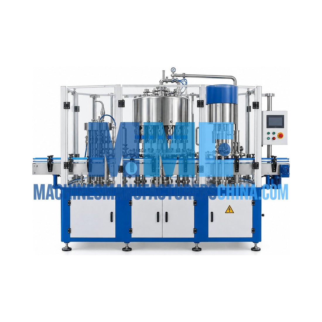 Food Normal Presure Filling Machine 3-In-1 Unit — Food Processing Machines