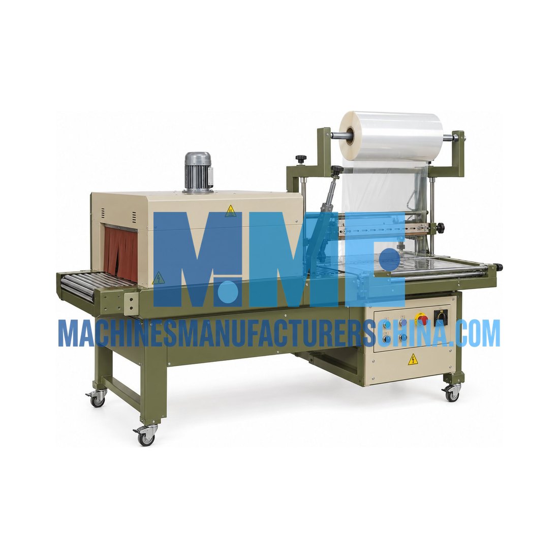 Food Semi Automatic Bottle Shrink Wrapping Machine — Food Processing Machines