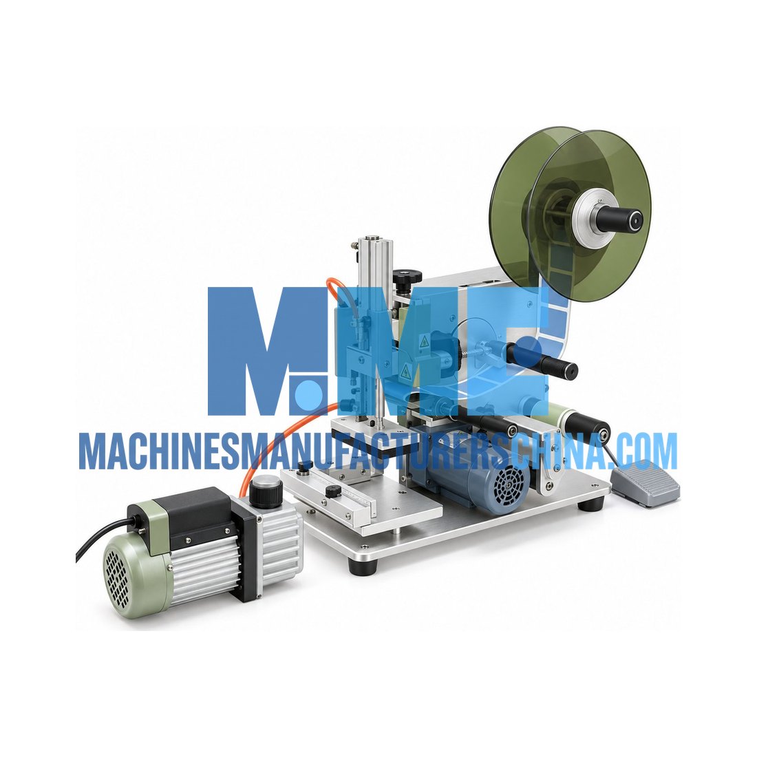 Food Semi Automatic Flat Labeling Machine — Food Processing Machines