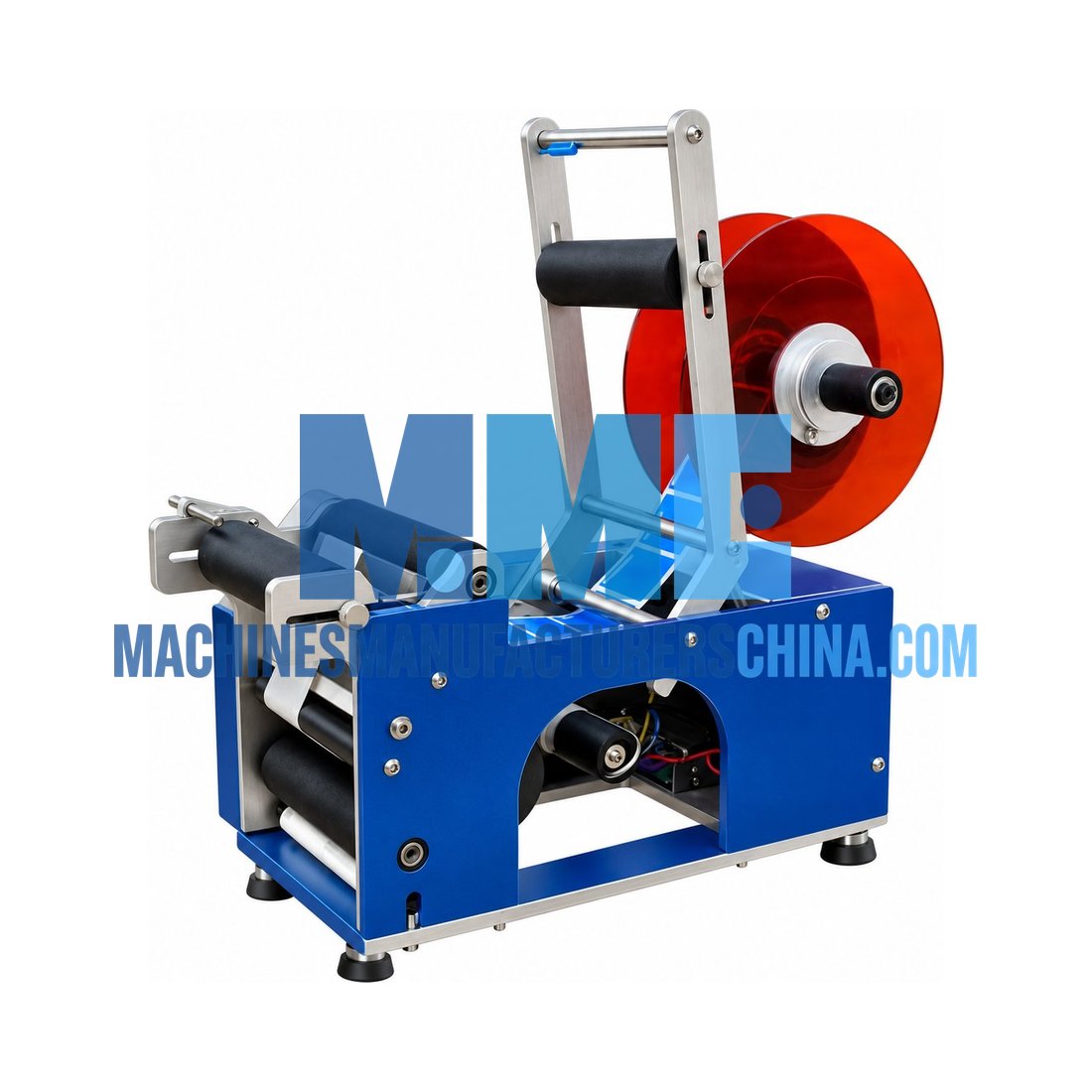 Food Semi Automatic Round Bottel Labelling Machine — Food Processing Machines
