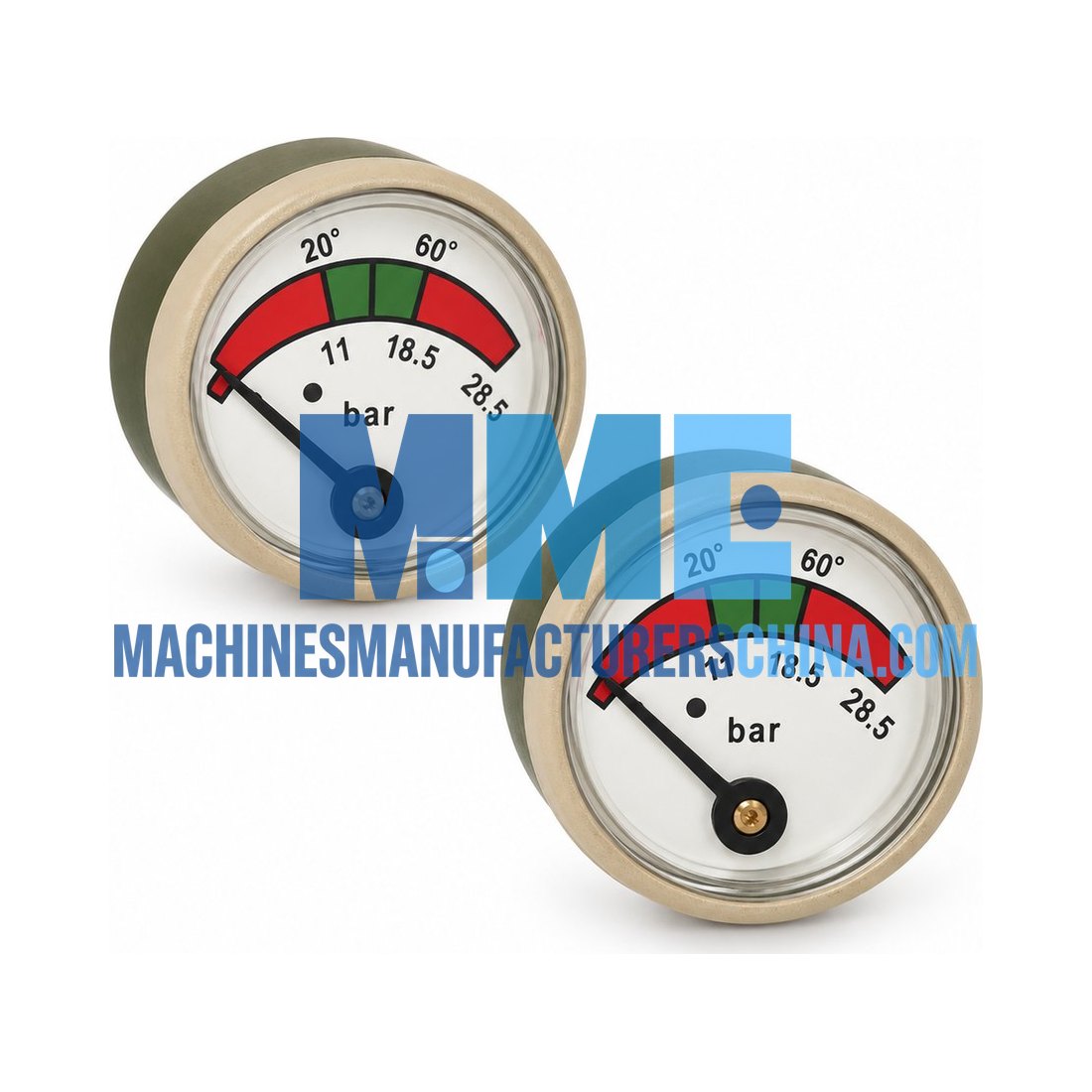 Manometer Pressure Gauge for ABC Powder Fire Extinguisher — Fire Fighting Equipment